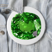 Emerald Gemstone, grün Button (Beispiel)