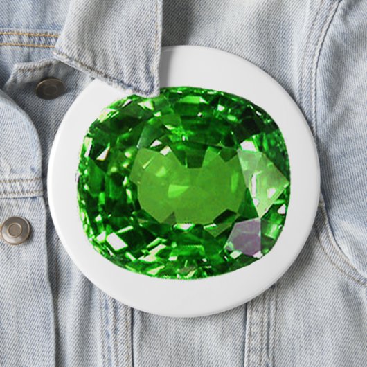 Emerald Gemstone, grün Button (Beispiel)