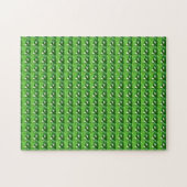 Emerald Gemstone, grün Puzzle (Horizontal)