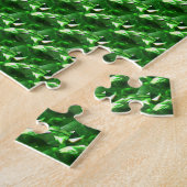 Emerald Gemstone, grün Puzzle (Seite)