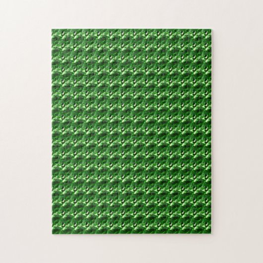 Emerald Gemstone, grün Puzzle (Vertikal)