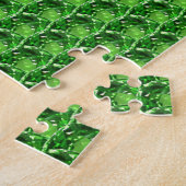 Emerald Gemstone, grün Puzzle (Seite)