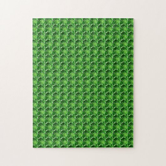 Emerald Gemstone, grün Puzzle (Vertikal)