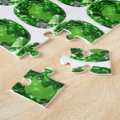 Emerald Gemstone, grün Puzzle (Seite)