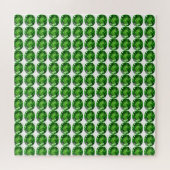Emerald Gemstone, grün Puzzle (Horizontal)