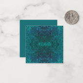 Emerald Gemstone Personalisiert Mitteilungskarte (Vorderseite/Rückseite Beispiel)
