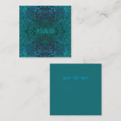 Emerald Gemstone Personalisiert Mitteilungskarte (Vorne/Hinten)