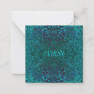 Emerald Gemstone Personalisiert Mitteilungskarte