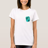 Emerald Gemstone printed on T-Shirt (Vorderseite)
