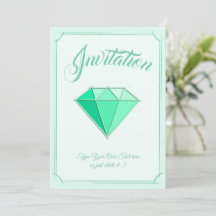 Emerald Gemstone. Schmuck. 55 Hochzeitstag