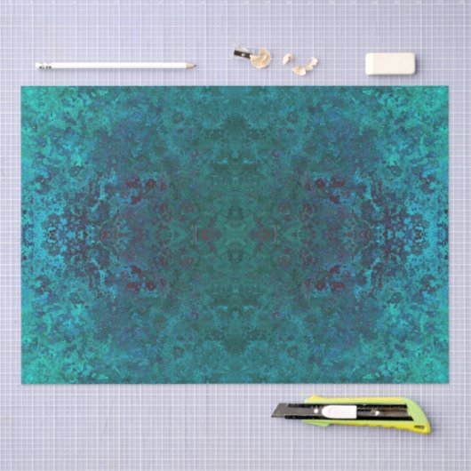 Emerald Gemstone Tissue Paper Seidenpapier (Handwerk)