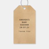 Emerald Gemstone Vintag Key Geschenkanhänger (Rückseite)