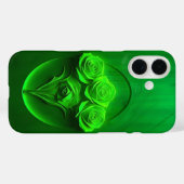 Emerald Gerahmt Rose Art Case-Mate iPhone Case (Rückseite (Horizontal))