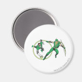 Emerald Gladiator & Emerald Archer Magnet (Vorderseite/Rückseite)