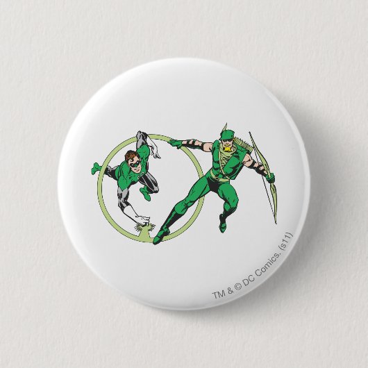 Emerald Gladiator und Emerald Archer Button (Vorderseite)