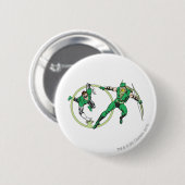 Emerald Gladiator und Emerald Archer Button (Vorne & Hinten)