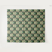 Emerald & Gold Art Deco Foto Hintergrund Wandteppich (Vorderseite (Horizontal))