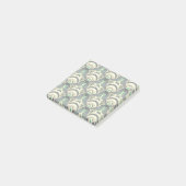 Emerald & Gold Art Deco Post-it Klebezettel (angewinkelt)
