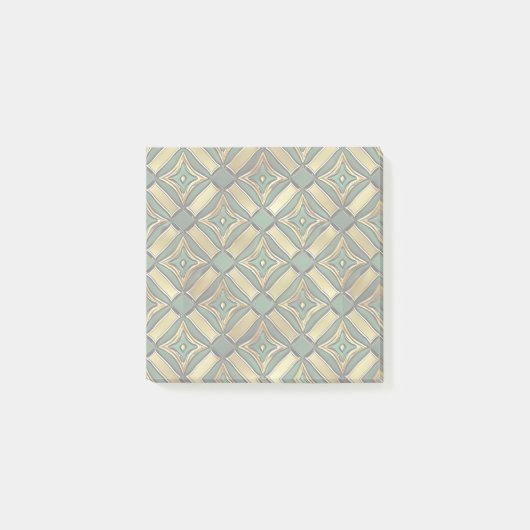 Emerald & Gold Art Deco Post-it Klebezettel (Vorderseite)