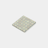Emerald & Gold Art Deco Post-it Klebezettel (angewinkelt)