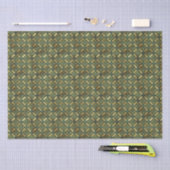 Emerald & Gold Art Deco Seidenpapier (Handwerk)