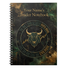Emerald Gold Bull Mindset Trading  Notizblock