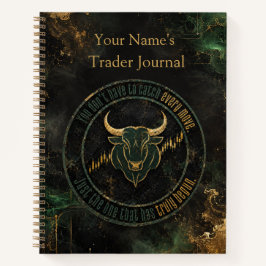 Emerald Gold Bull Mindset Trading  Notizblock