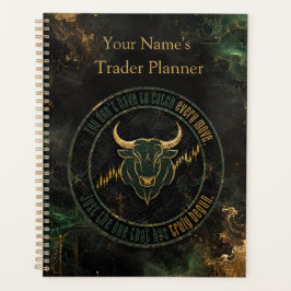 Emerald Gold Bull Mindset Trading  Planer