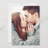 Emerald Gold Elegant Greenerity Foto Hochzeit Einladung (Rückseite)