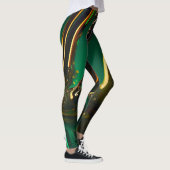 Emerald Gold Leggings (Rechts)