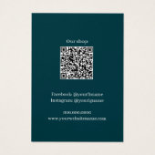 Emerald Gold Marble Jewelier Business Earring (Rückseite)