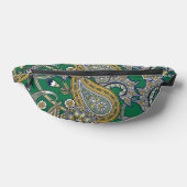 Emerald Gold Paisley Two-Sided Print Fanny-Pack Bauchtasche (Ablage )