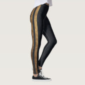 Emerald Gold Stripe Leggings (Rechts)