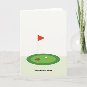 Emerald Golf Vatertagskarte Karte