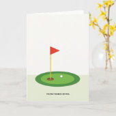 Emerald Golf Vatertagskarte Karte (Gelbe Blume)