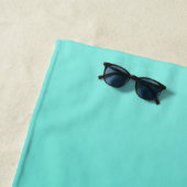 Emerald Gradient benutzerdefiniertes Texttücher Strandtuch (Beispiel)