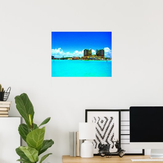 Emerald Grande Destin Florida Hotelkunst Poster (Heimbüro)