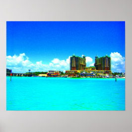 Emerald Grande Destin Florida Hotelkunst Poster