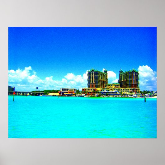 Emerald Grande Destin Florida Hotelkunst Poster (Vorne)