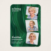 Emerald Green 3 Foto Gedenkkarte (Vorderseite)