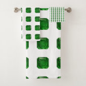Emerald Green Badhandtuch Set (Insitu)