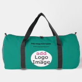 Emerald Green Beruflich Business Chic Custom Duffle Bag (Rückseite)