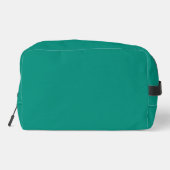 Emerald Green Beruflich Business Chic Custom Waschbeutel (Rückseite)