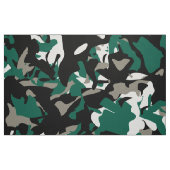 Emerald Green Black Camouflage Fabric Stoff (Fat Quarter (45,7 x 55,9 cm))
