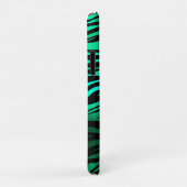 Emerald Green Black Tiger Stripes Wilde Tiere Case-Mate iPhone Hülle (Hinten/Rechts)