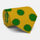 Emerald Green Blume Ribbon von Kenneth Yoncich Krawatte (Gerollt)