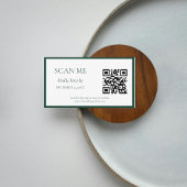 Emerald Green Botanical Wappen Monogramm Hochzeit Begleitkarte