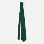 Emerald Green Botanical Wappen Monogramm Hochzeit Krawatte (Rückseite)