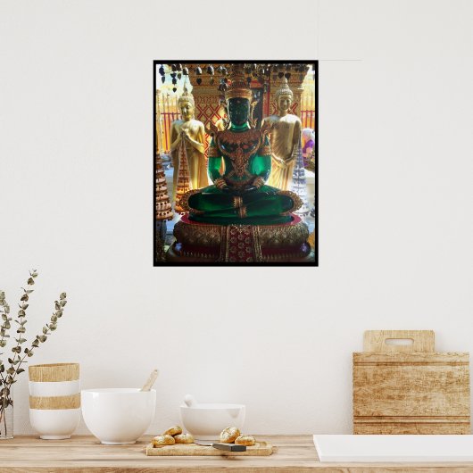 Emerald Green Buddha Doi Suthep Poster (Küche)