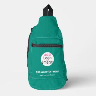 Emerald Green Business Chic Custom Crossbody Bag
